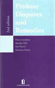 Cover of Probate Disputes and Remedies