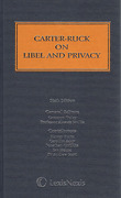 Cover of Carter-Ruck on Libel and Privacy