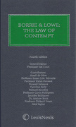 Cover of Borrie & Lowe: Law of Contempt