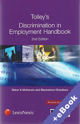 Cover of Tolley's Discrimination in Employment Handbook (Book &#38; eBook Pack)