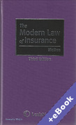 Cover of The Modern Law of Insurance (Book & eBook Pack)