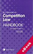 Cover of Butterworths Competition Law Handbook 2011 (eBook)