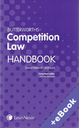 Cover of Butterworths Competition Law Handbook 2011 (Book & eBook Pack)