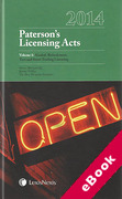 Cover of Paterson's Licensing Acts 2014 (eBook)