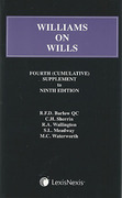 Cover of Williams on Wills 9th ed: 4th Supplement