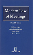 Cover of Modern Law of Meetings