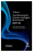 Cover of Tolley's Tax Planning for Owner-Managed Businesses 2017-18
