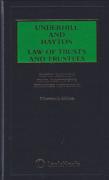 Cover of Underhill and Hayton: Law of Trusts and Trustees 19th ed with 1st Supplement