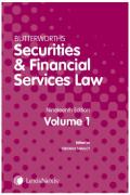 Cover of Butterworths Securities and Financial Services Law Handbook 2018