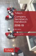 Cover of Tolley's Company Secretary's Handbook 2018-19