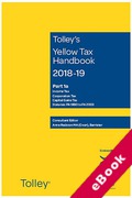 Cover of Tolley's Yellow Tax Handbook 2018-19 (eBook)