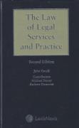 Cover of The Law of Legal Services and Practice
