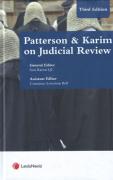 Cover of Patterson &#38; Karim on Judicial Review