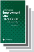 Cover of Two Volume Set: Butterworths Employment Law Handbook 2019 & Tolley's Employment Handbook 2019