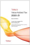 Cover of Tolley's Value Added Tax 2020-21: 2nd edition only