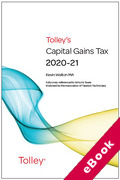 Cover of Tolley's Capital Gains Tax 2020-21 - Main Annual (eBook)