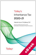 Cover of Tolley's Inheritance Tax 2020-21 (eBook)