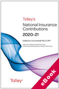Cover of Tolley's National Insurance Contributions 2020-21 (eBook)