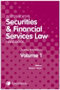 Cover of Butterworths Securities and Financial Services Law Handbook 2020