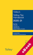 Cover of Tolley's Yellow Tax Handbook 2020-21 (eBook)