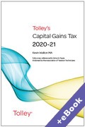 Cover of Tolley's Capital Gains Tax 2020-21 - Main Annual (Book & eBook Pack)