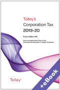 Cover of Tolley's Corporation Tax 2020-21 - Main Annual (Book & eBook Pack)