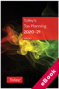 Cover of Tolley's Tax Planning 2020-21 (eBook)