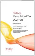 Cover of Tolley's Value Added Tax 2021-22: 2nd edition only