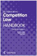 Cover of Butterworths Competition Law Handbook