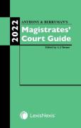 Cover of Anthony & Berryman's Magistrates Court Guide 2022
