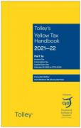 Cover of Tolley's Yellow Tax Handbook 2021-22