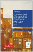 Cover of Tolley's Customs and Excise Duties Handbook Set 2021-22