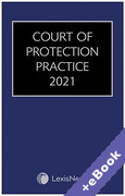 Cover of Court of Protection Practice 2021 (Book & eBook Pack)
