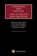 Cover of Underhill and Hayton: Law of Trusts and Trustees