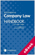 Cover of Butterworths Company Law Handbook 2022 (eBook)