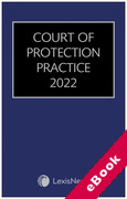 Cover of Court of Protection Practice 2022 (eBook)