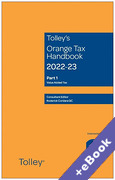 Cover of Tolley's Orange Tax Handbook 2022-23 (Book & eBook Pack)