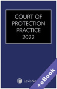 Cover of Court of Protection Practice 2022 (Book & eBook Pack)