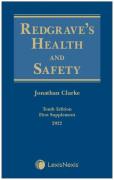 Cover of Redgrave's Health and Safety 10th ed: 1st Supplement