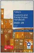 Cover of Tolley's Customs and Excise Duties Handbook Set 2023-24