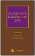 Cover of Paterson's Licensing Acts 2024