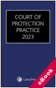 Cover of Court of Protection Practice 2023 (eBook)