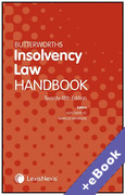 Cover of Butterworths Insolvency Law Handbook 2023 (Book & eBook Pack)