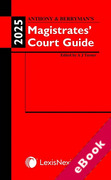 Cover of Anthony & Berryman's Magistrates Court Guide 2025 (eBook)