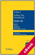 Cover of Tolley's Yellow Tax Handbook 2024-25 (eBook)