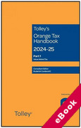 Cover of Tolley's Orange Tax Handbook 2024-25 (eBook)