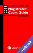 Cover of Anthony & Berryman's Magistrates Court Guide 2025 (Book & eBook Pack)