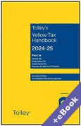 Cover of Tolley's Yellow Tax Handbook 2024-25 (Book &#38; eBook Pack)