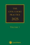 Cover of The Civil Court Practice 2025: The Green Book