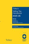 Cover of Tolley's Yellow Tax Handbook 2025-26